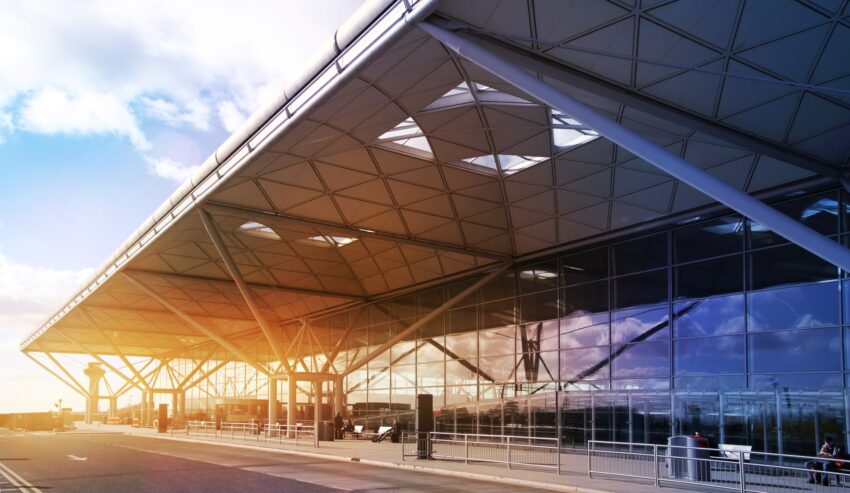 Stansted Airport Forecourt