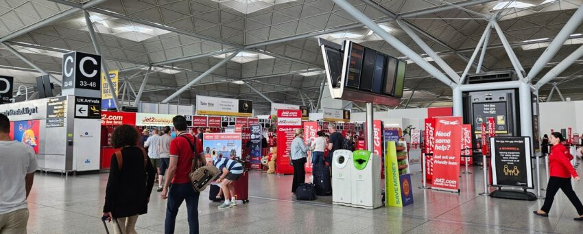 stansted airport hall