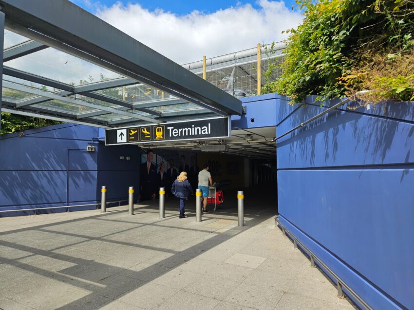 car park at airport